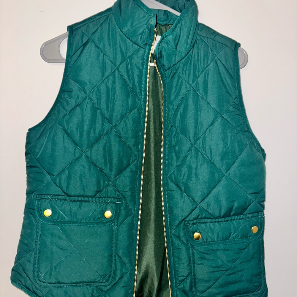 J Crew Quilted Vest - Small